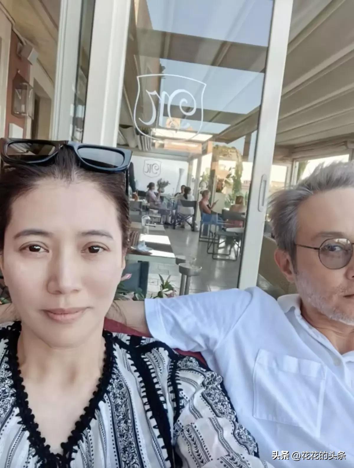 Julian Cheung and Anita Yuen traveled abroad with their husband and were  shocked to see Julian Cheung with white hair and beard so old - iNEWS