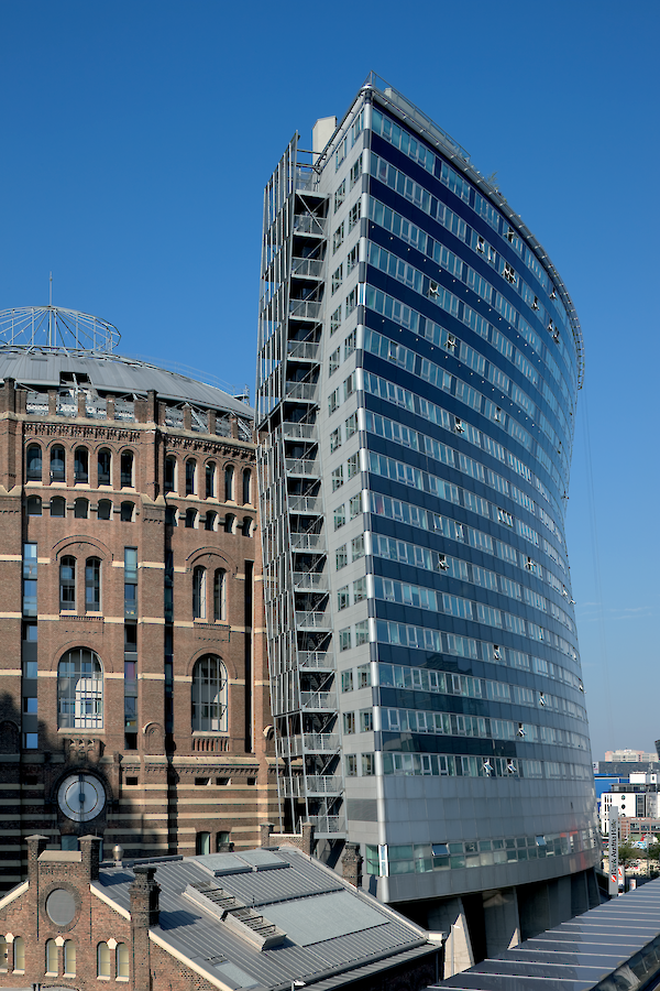 Natural Gas Factory Apartment Building Gas Storage Tank B iMedia