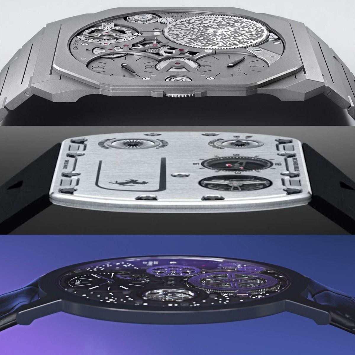 The competition for ultrathin watches continues!Customization will