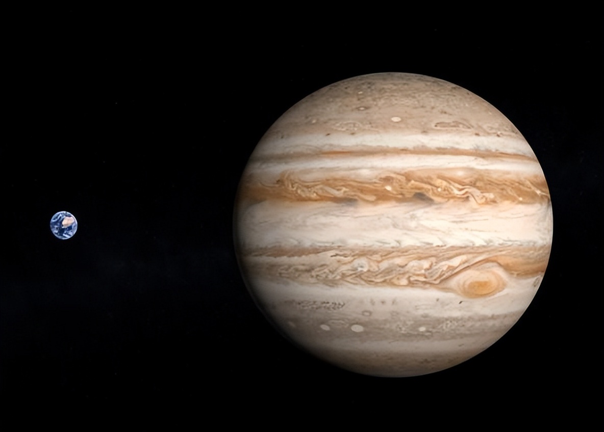 How scary is Jupiter? The formed storm cyclone alone is bigger than the ...