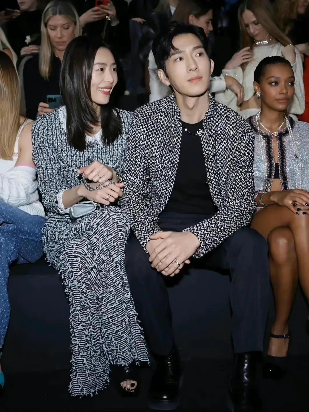 Liu Wen and Jing Boran officially announced their love, and they wore ...