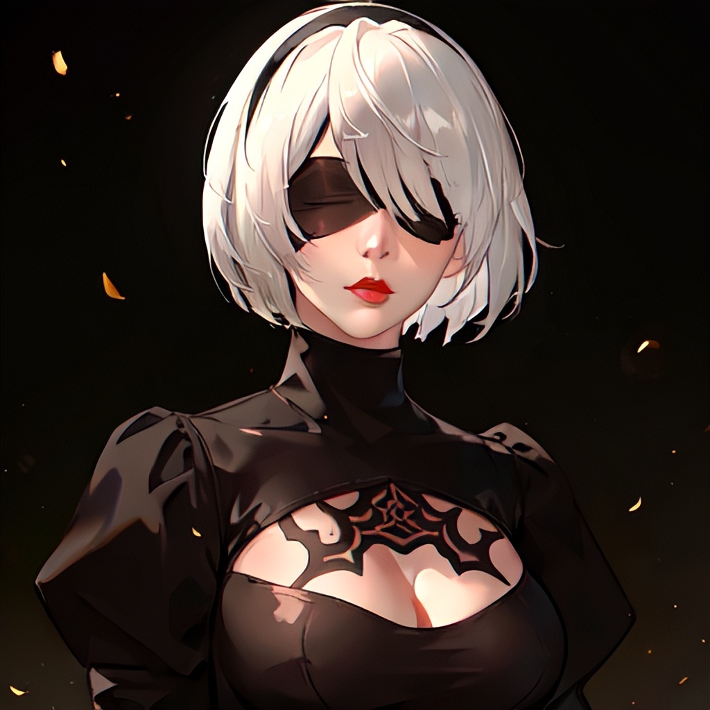 Stable Diffusion AI drawing, Ms. Nier Automata 2B - iNEWS