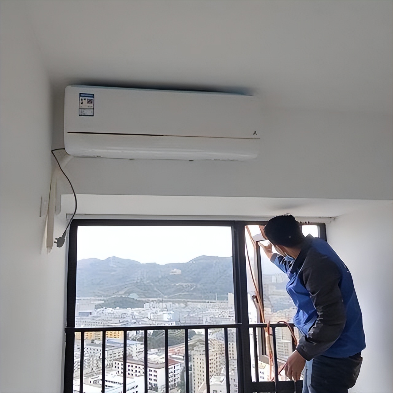 How much wire does a 1.5 horsepower air conditioner need? Fortunately