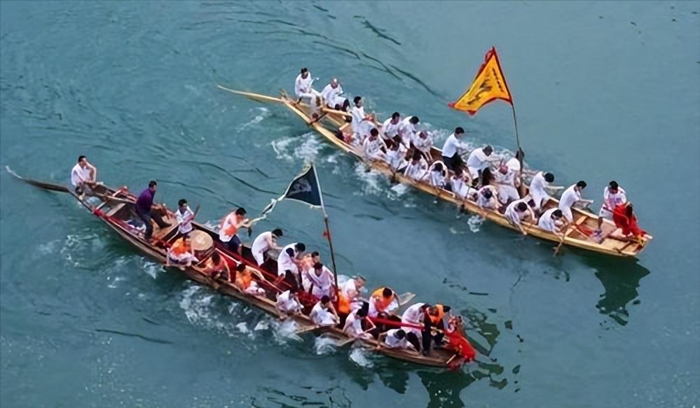 Dragon Boat Ride Images Dunhuang Poetry