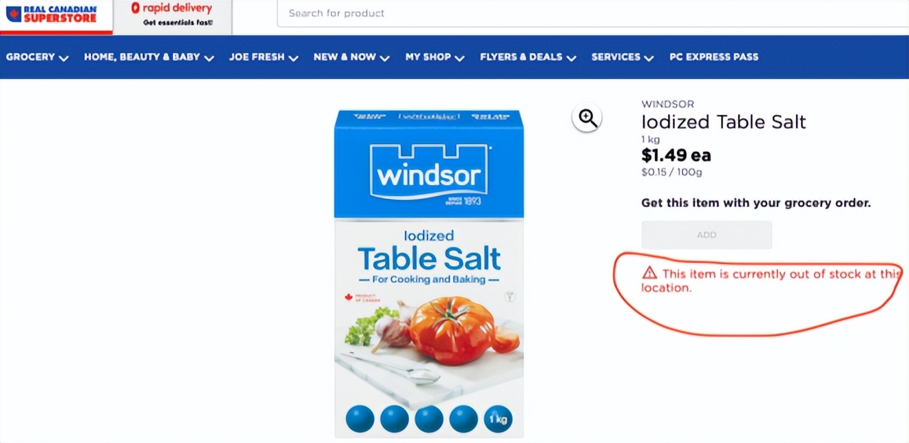 Salt shortage in Calgary, Canada? It turned out to be the fault of the