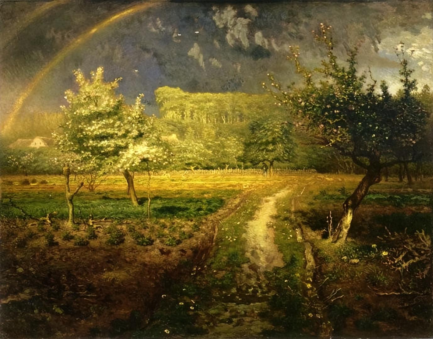 How does the composition of Miller's oil paintings grasp the picture ...