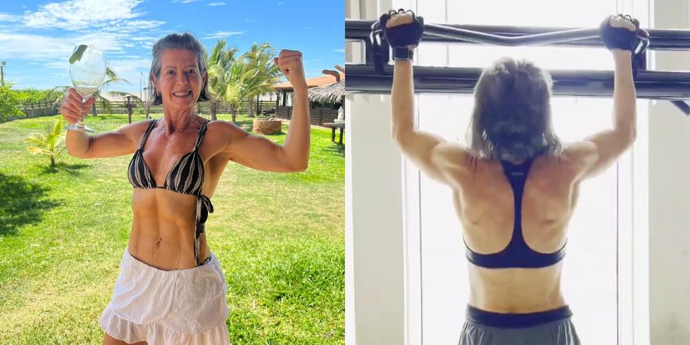 Started fitness at the age of 53! Brazilian Elderly Fitness Influencer  Shares 7 Principles of Freezing Age - iNEWS