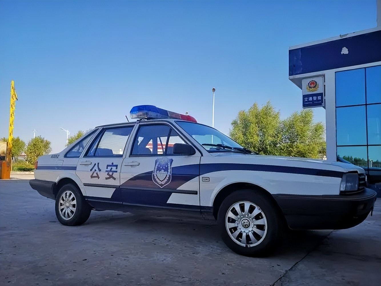 China's police cars have undergone a big 