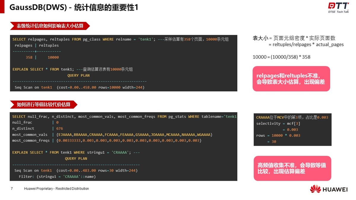 DTSE Tech Talk 第18期丨統計信息大揭秘，數倉SQL執行優化之密鑰 - 頭條匯