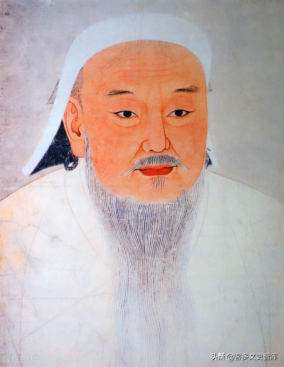 How many troops did Genghis Khan lead for the first time?Except for the