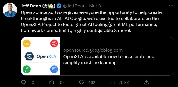 Unification of AI development: Google OpenXLA is open source ...