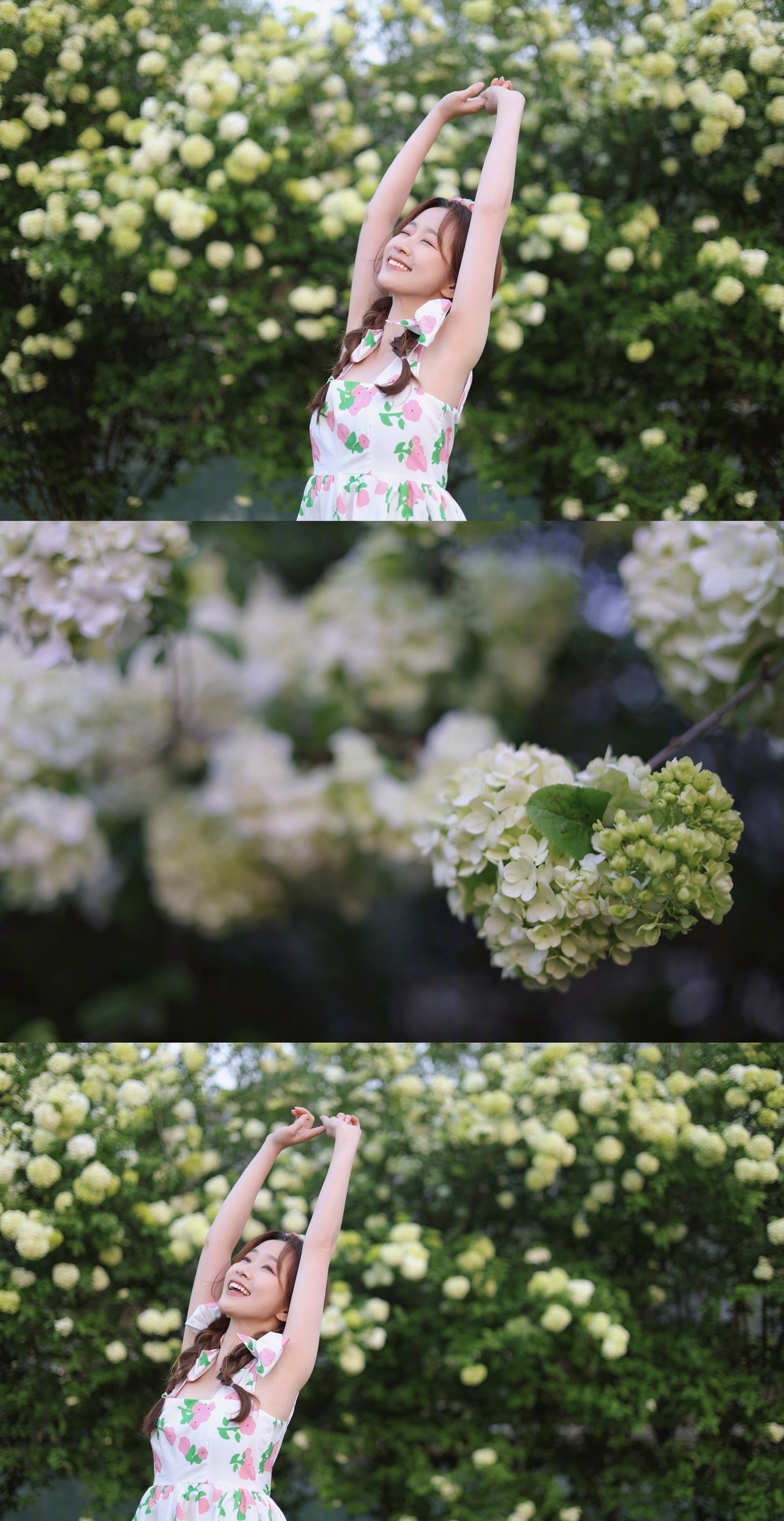 Liu Meihan Floral Dress Vitality Photo - IMedia