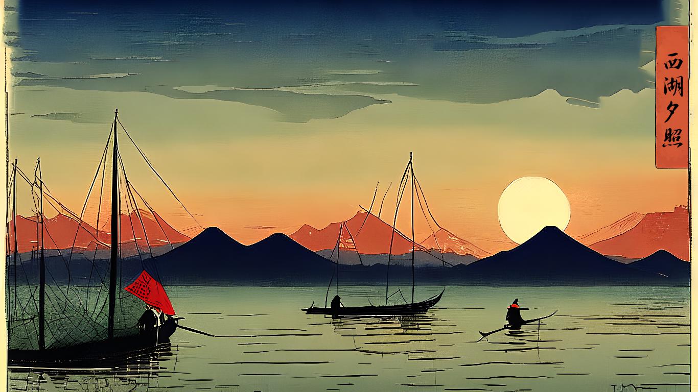 Intelligent painting Taihu Xishan Ancient Ten Scenes - iMedia