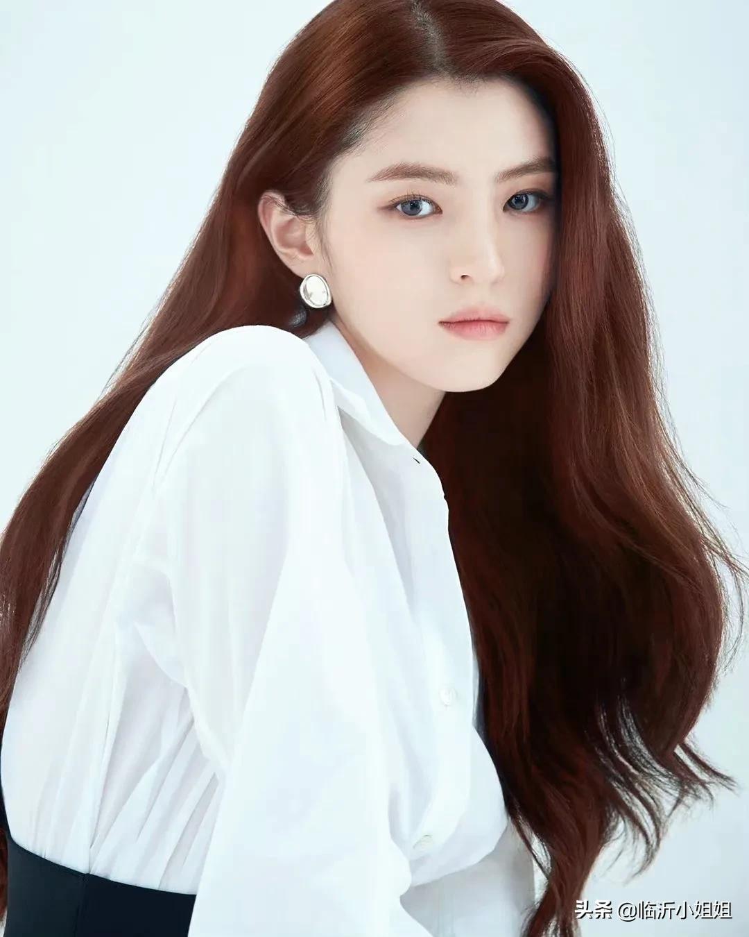 Han Suxi, the beauty of the model debut, fresh and refined appearance ...