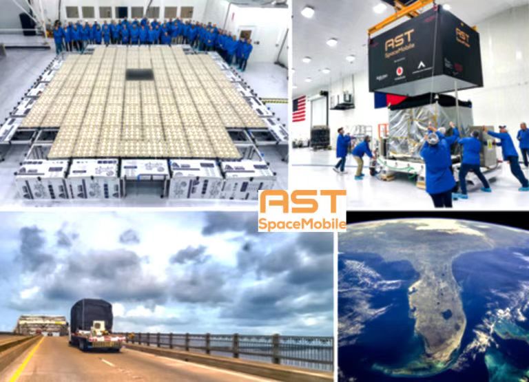 AST SpaceMobile's BlueWalker 3 Test Satellite Arrives At Cape Canaveral ...