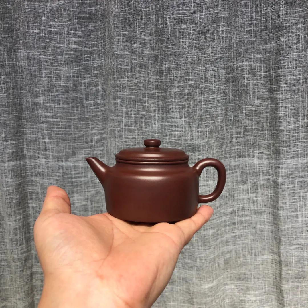 Fully handmade purple clay teapot Jianliu Dezhong iNEWS