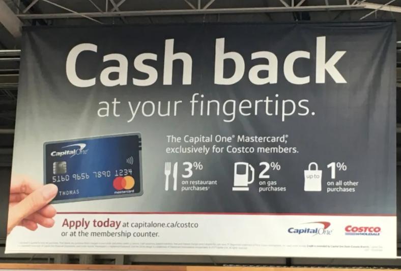 Costco changes credit card, 2 cash back on shopping, 3 cash back on