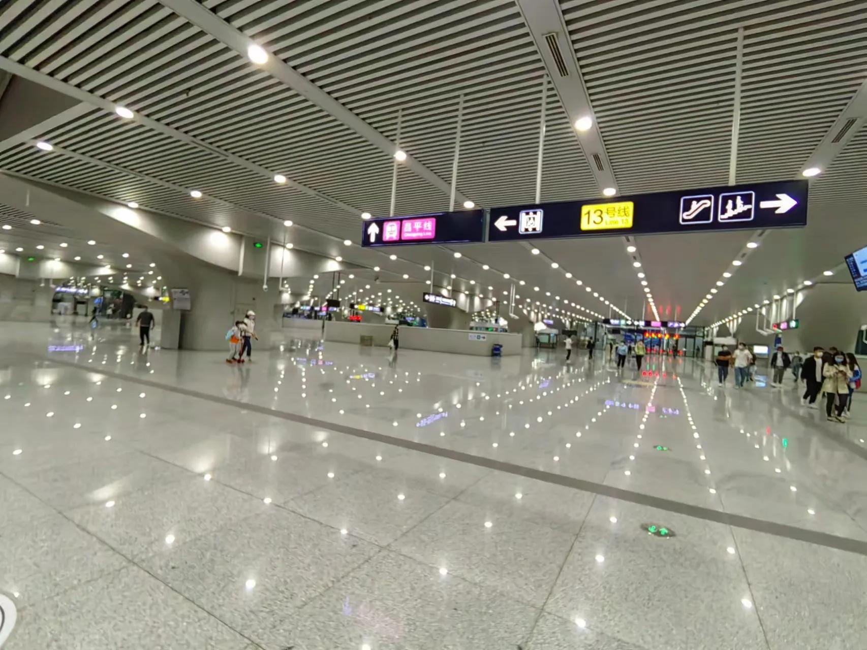 The deepest highspeed rail station in the world Badaling Great Wall