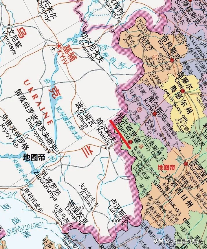 Ukraine into Russia? where is belgorod region iMedia