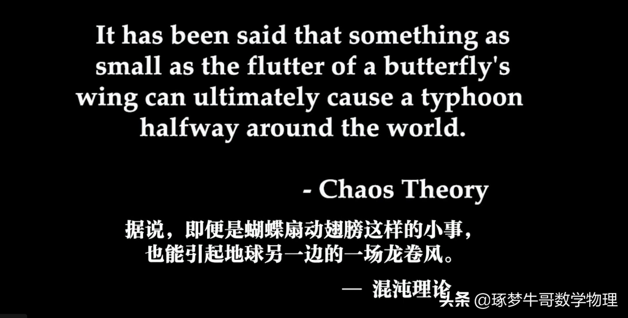 Everything is the best arrangement after watching "The Butterfly