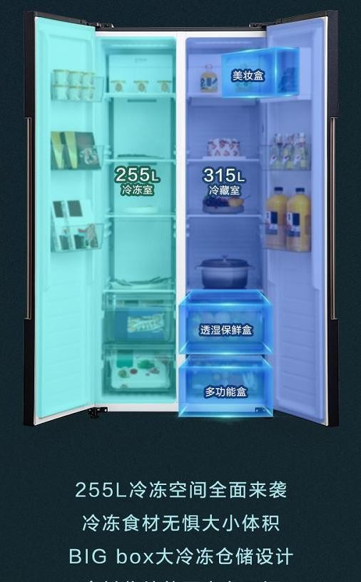 83L more freezer space than refrigerators of the same level!Panasonic