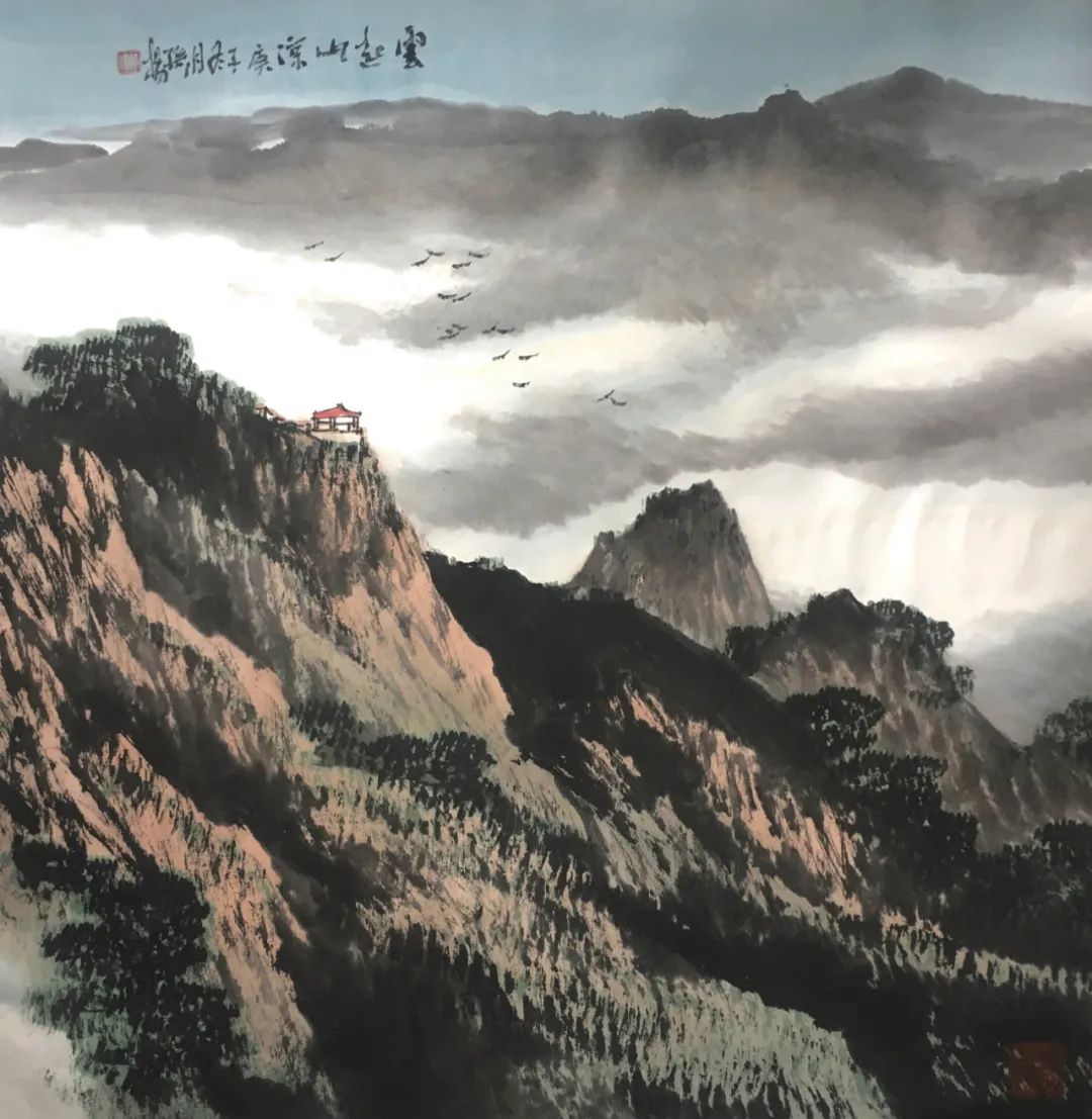 Famous Style - Sun Yang·Shanshui Painting Works Appreciation - iMedia