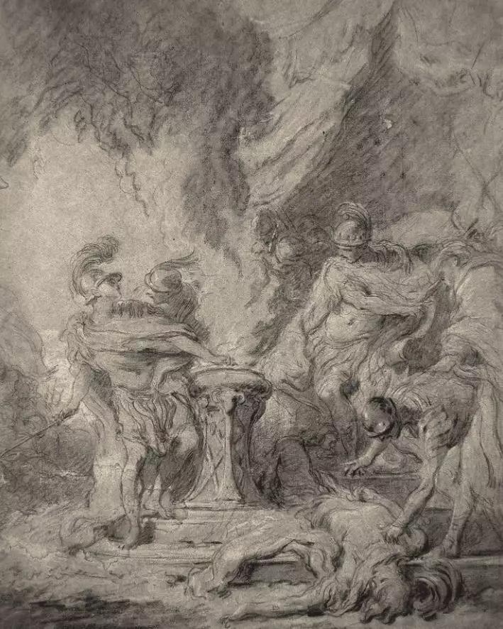 Appreciation of sketches by European artist rococo representative ...