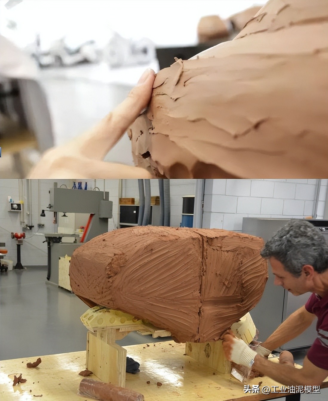 Clay model making process iNEWS