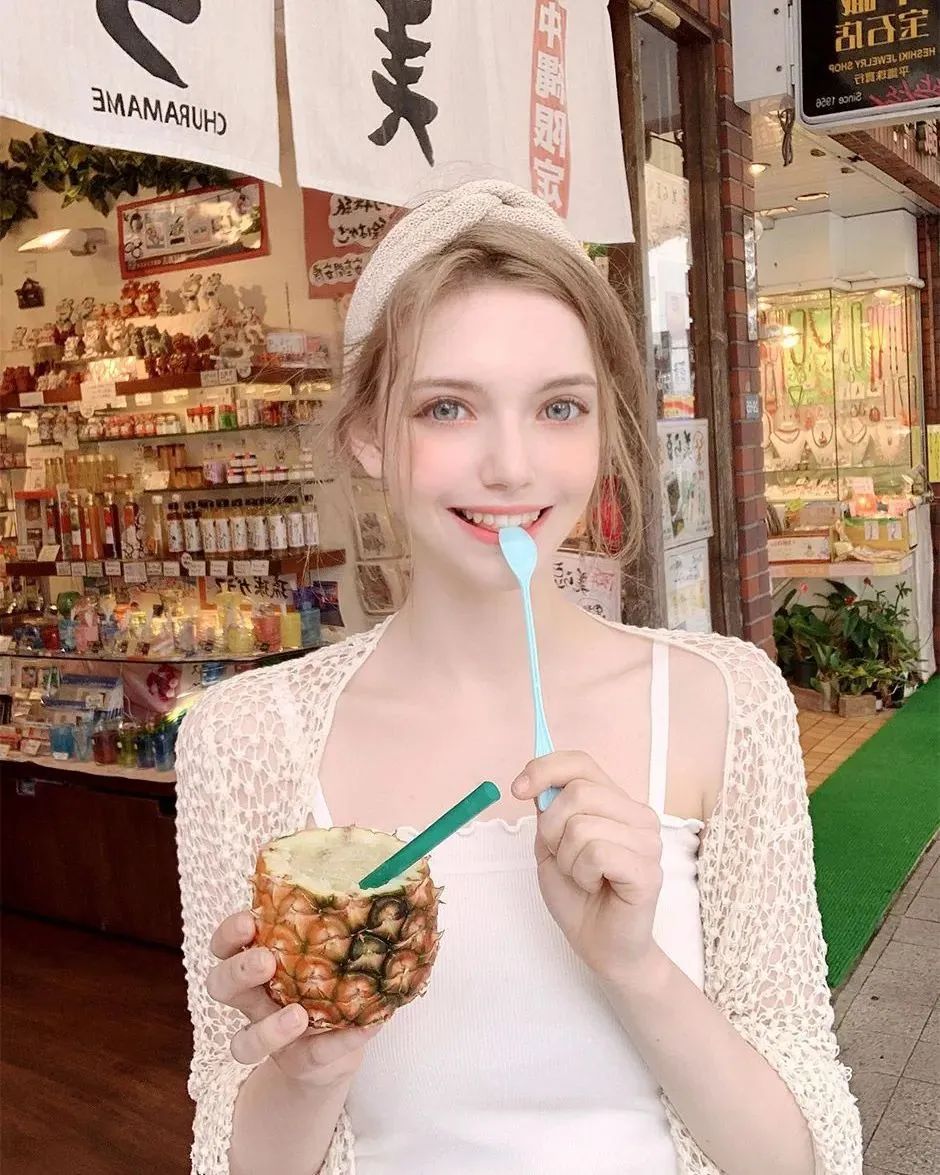 The 21-year-old German model became popular with her 