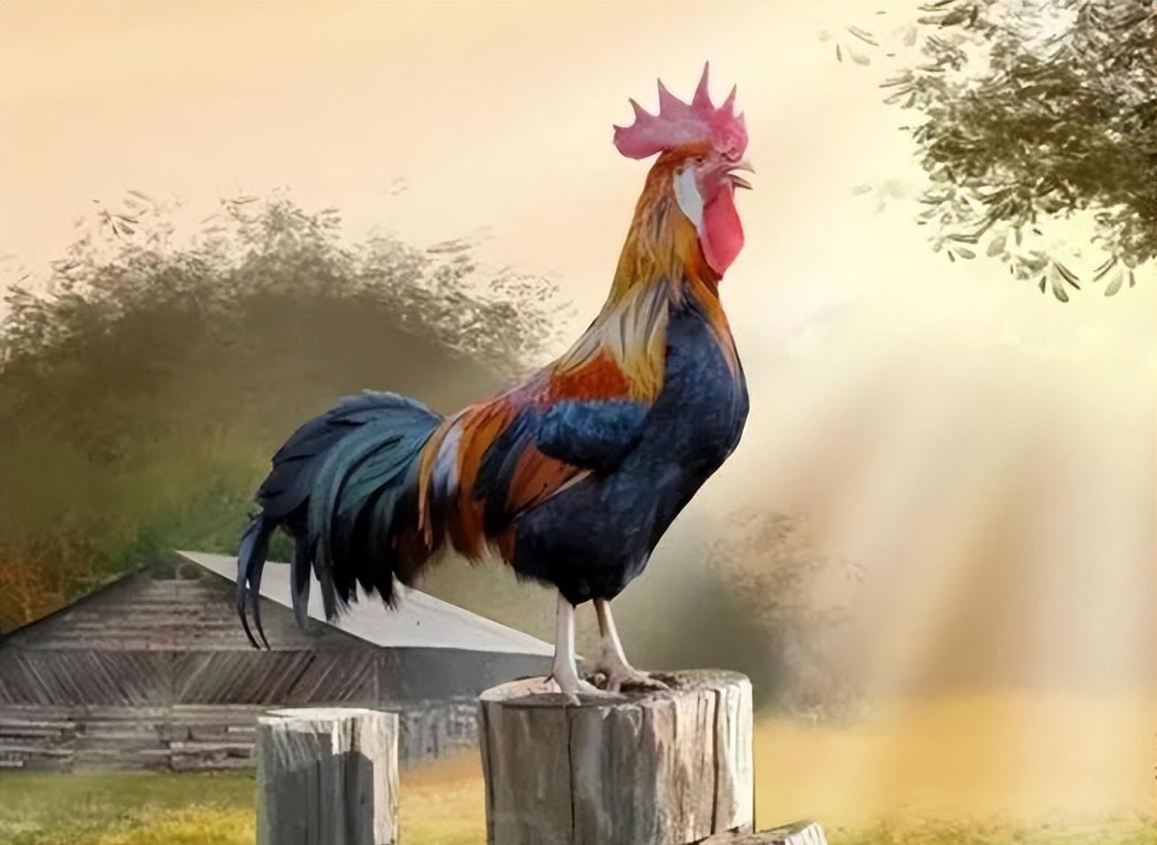 How does the rooster know the time, and why does it crow on time every