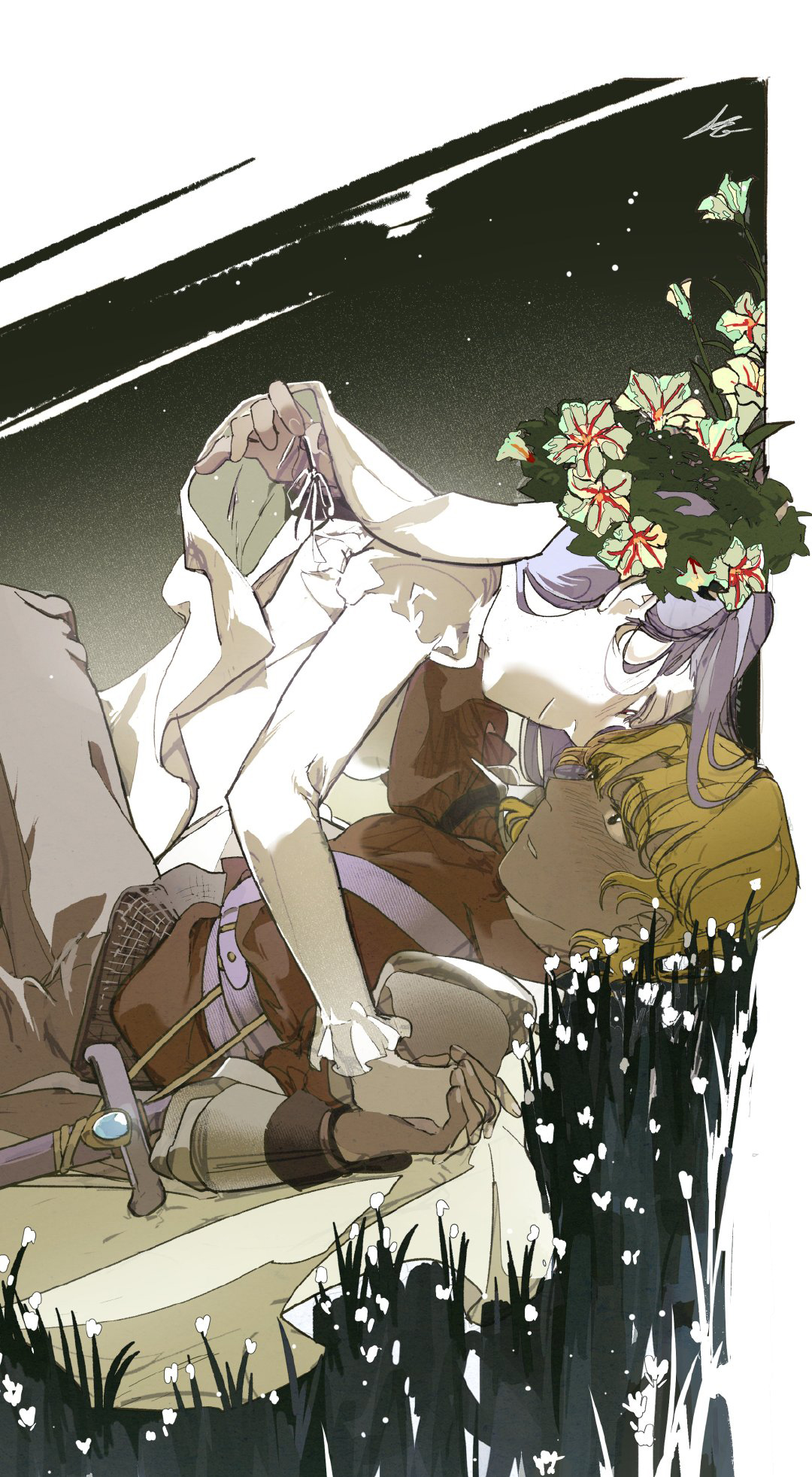 Illustrations of fantasy characters with strong metaphors, containing ...
