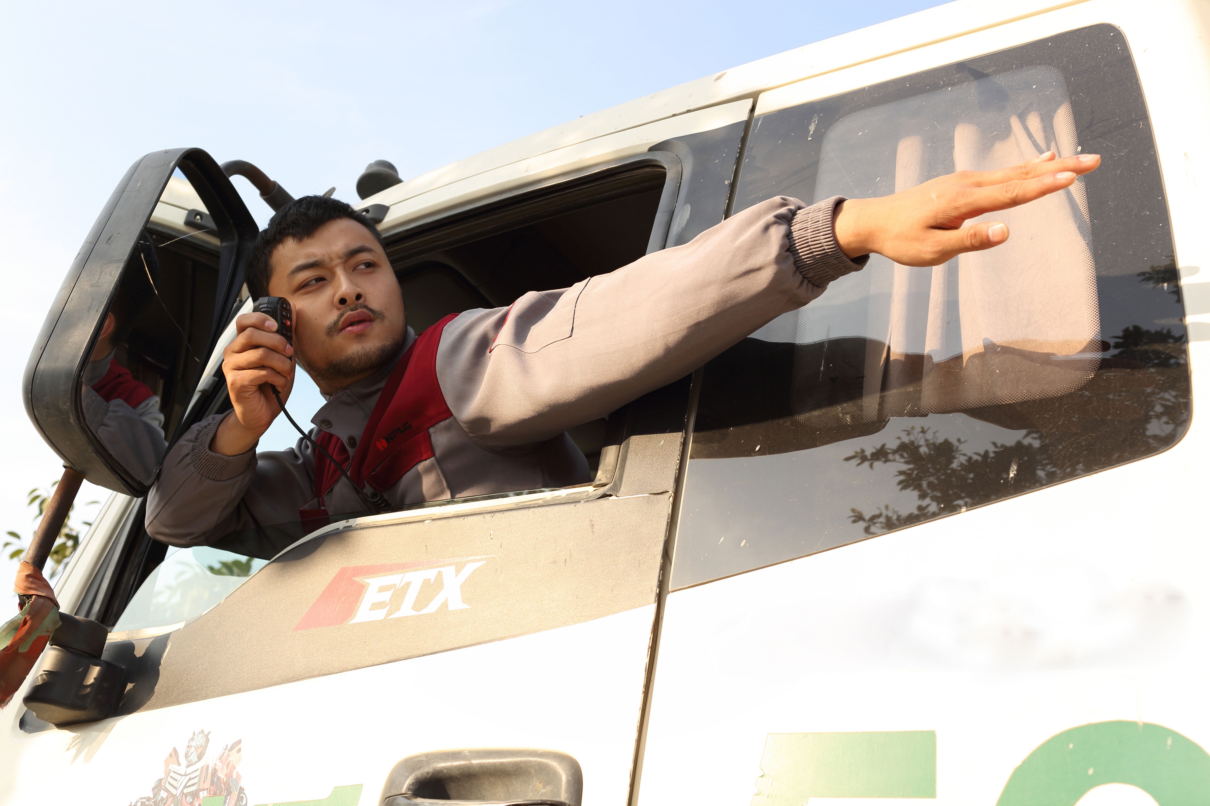 How does the walkietalkie play a role in selfdriving tour activities