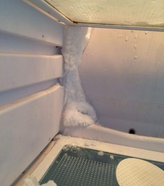 What should I do if there is a lot of freezing and frosting in the