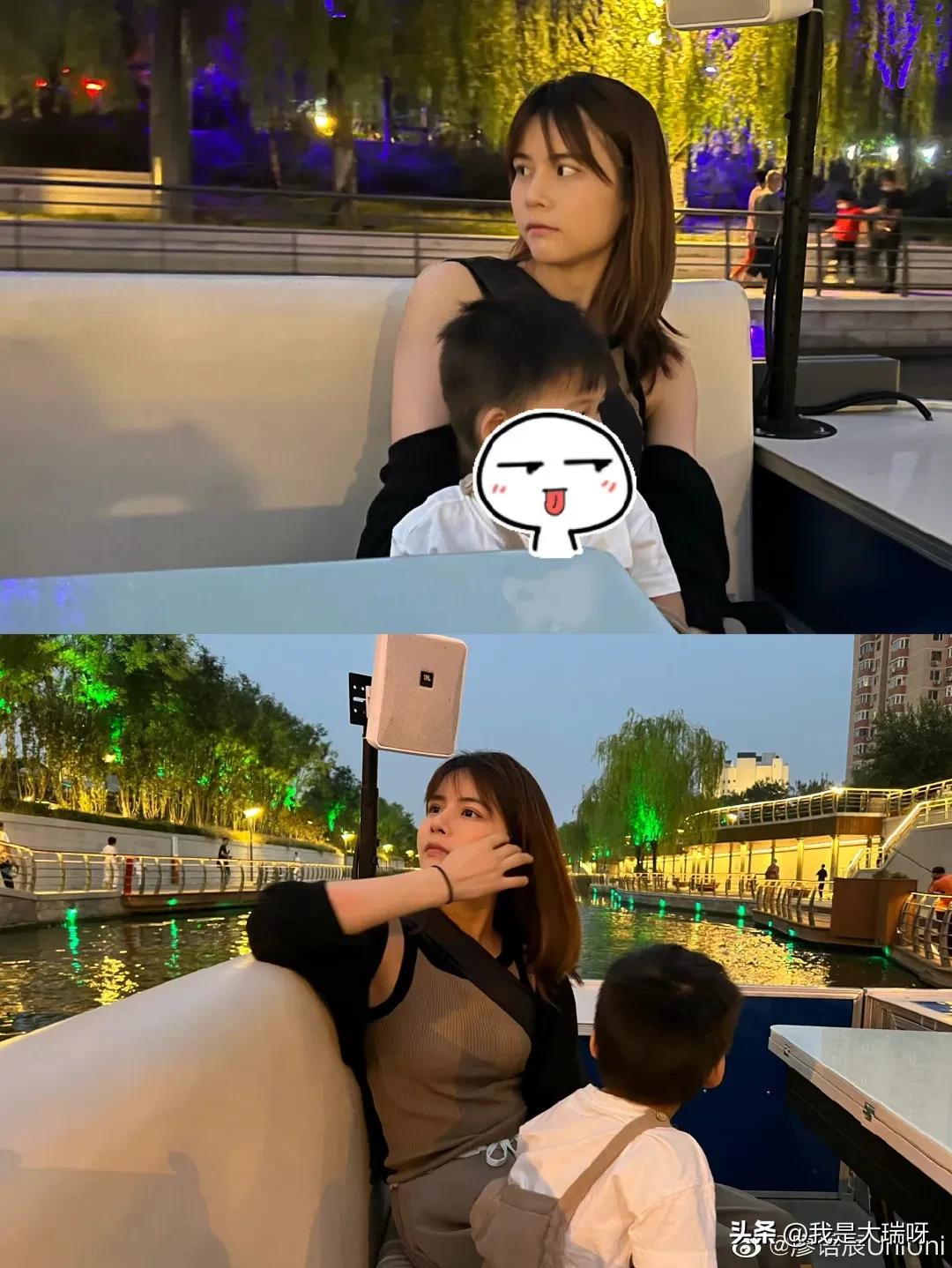 Awakened wife Liao Yuchen took a photo with her son!The copywriting is ...