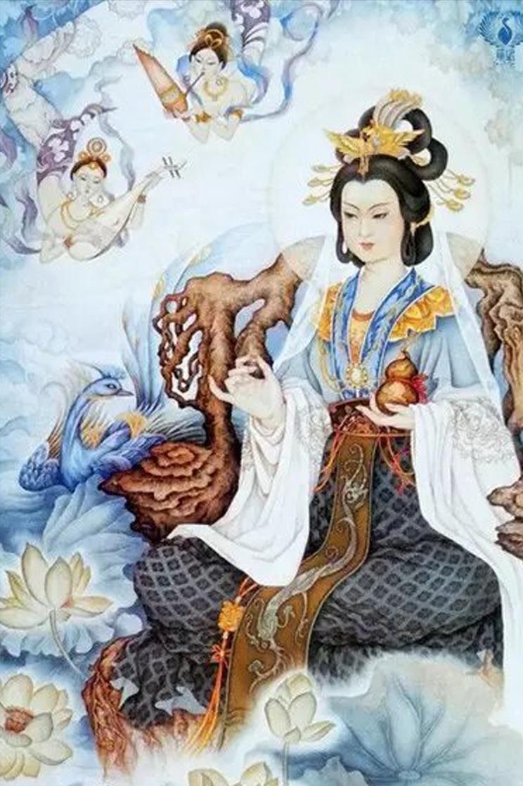 Three Queen Mothers of the West in Chinese mythology an ancient fierce