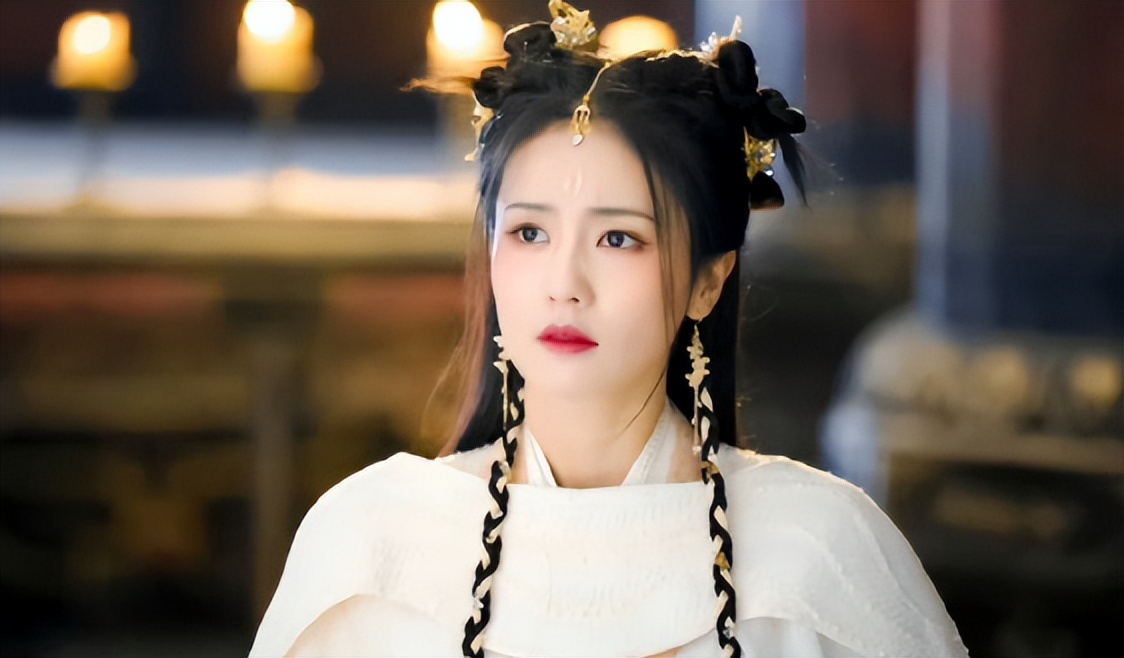 Three female characters in