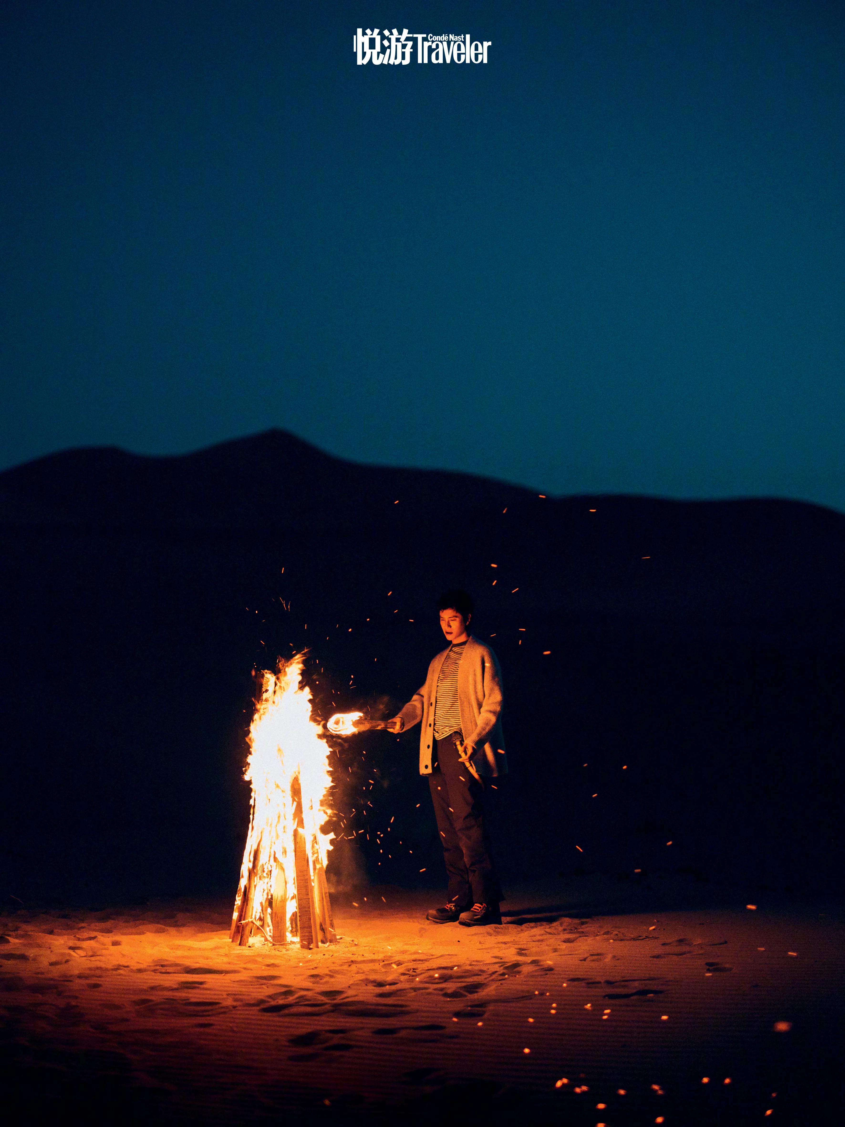陈坤悦游九周年封面 陈坤敦煌大漠封面 绽放无限魅力 资讯咖