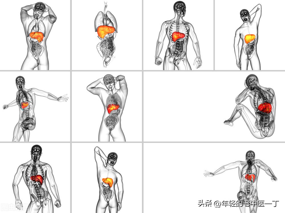 Clear phlegm in the lungs, sticky phlegm in the spleen, and old phlegm