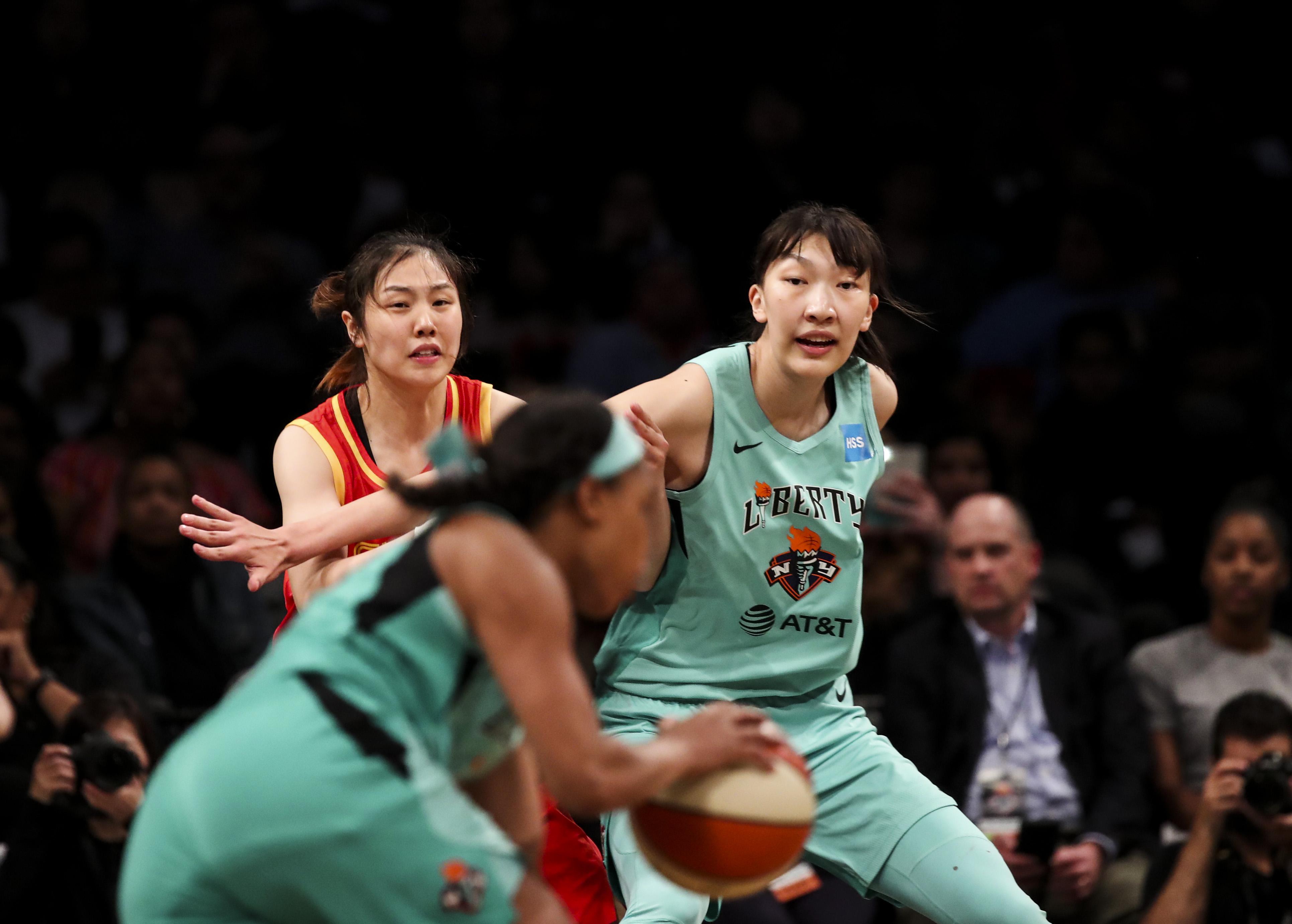 The second player in China in the WNBA, Han Xu, the super insider of ...