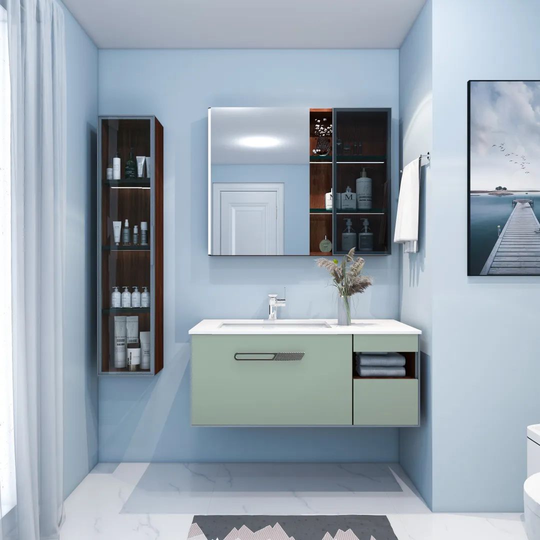 Gobo full bathroom suite puts a cool dress on the bathroom, saying