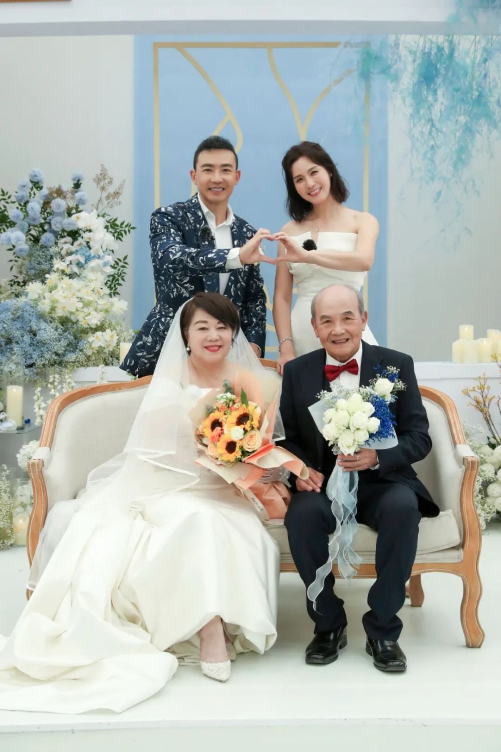 Liu Genghong and Wang Wanfei meticulously planned the golden wedding ...
