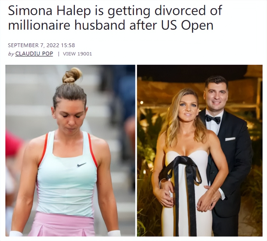 The world's No. 1 divorce before tennis!Married to a wealthy husband for less than a year, they