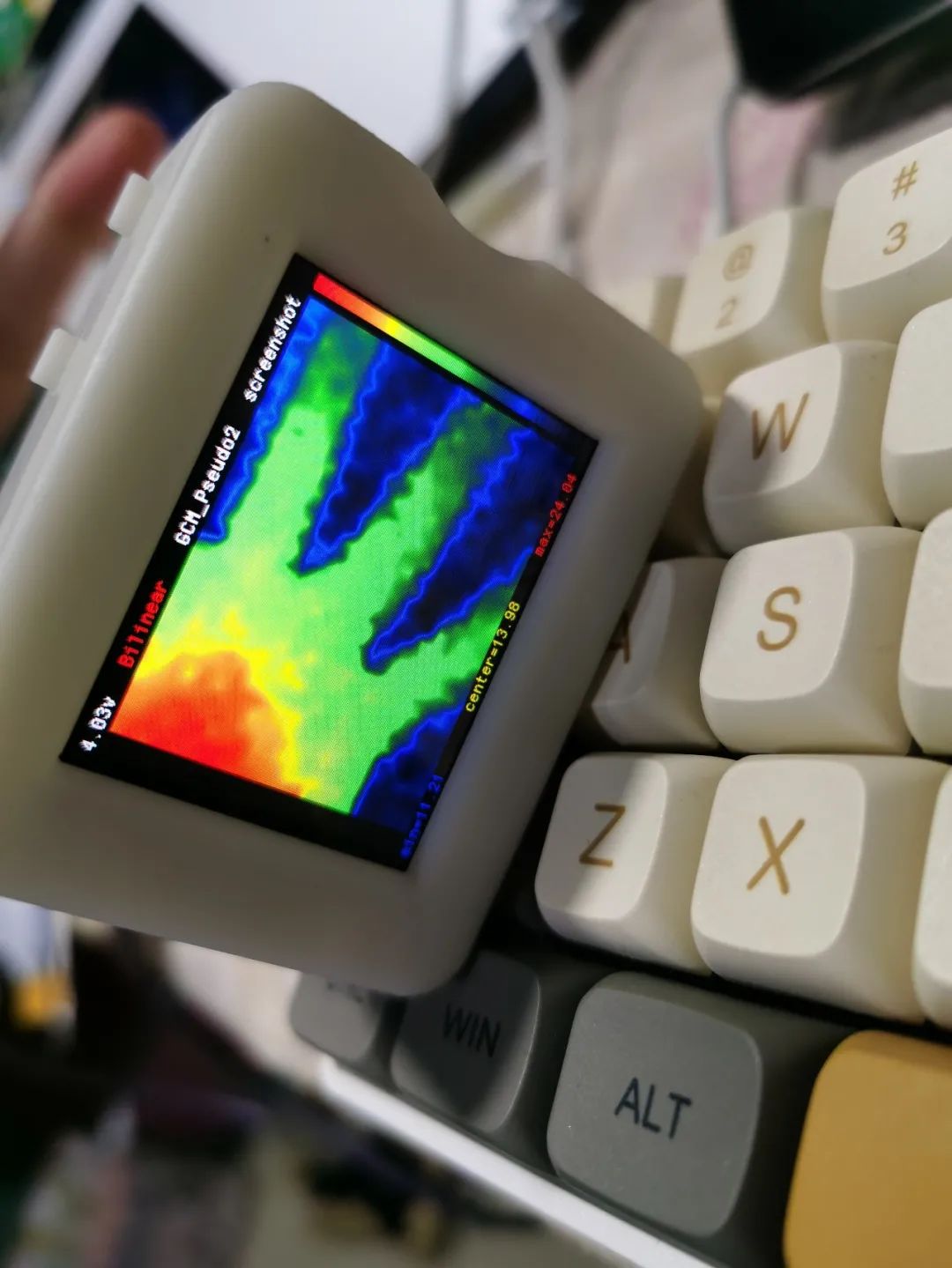 Homemade MLX90640 Thermal Imager iNEWS