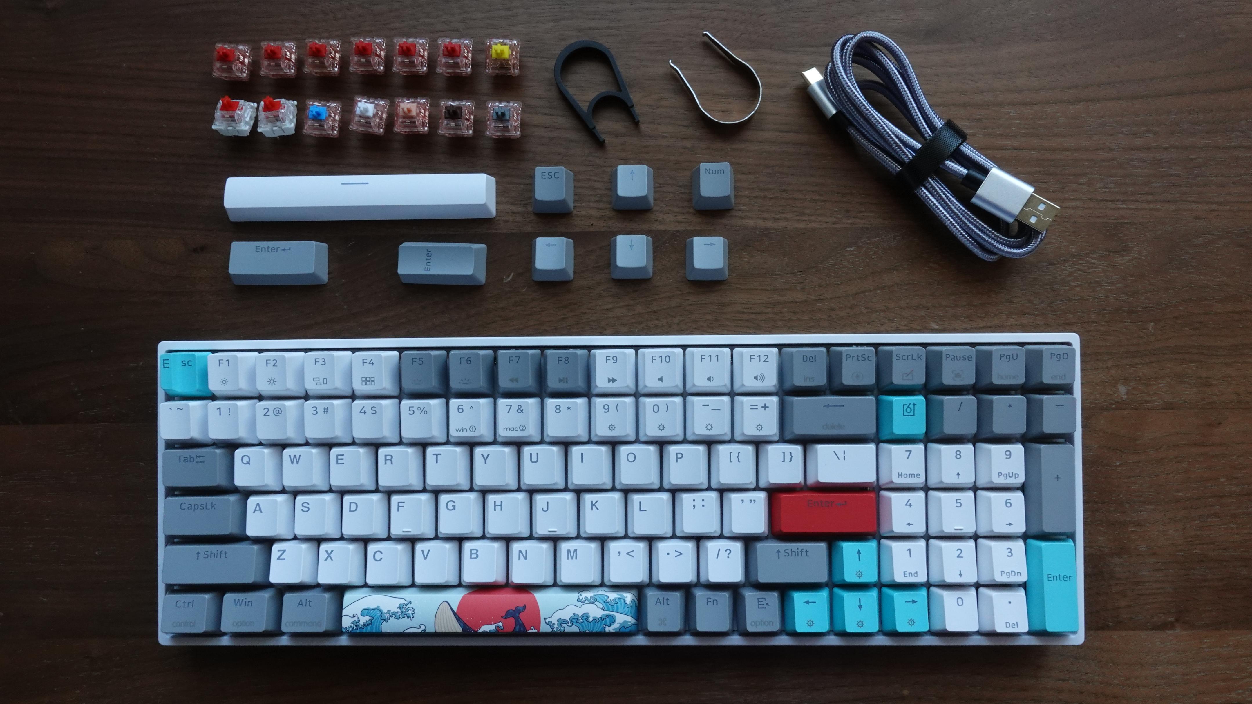 Those who are getting started with customized keyboards can try this ...