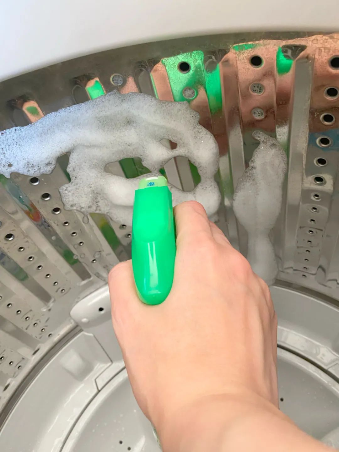 How can washing machine cleaning only rely on "bubbling"?Gotta brush