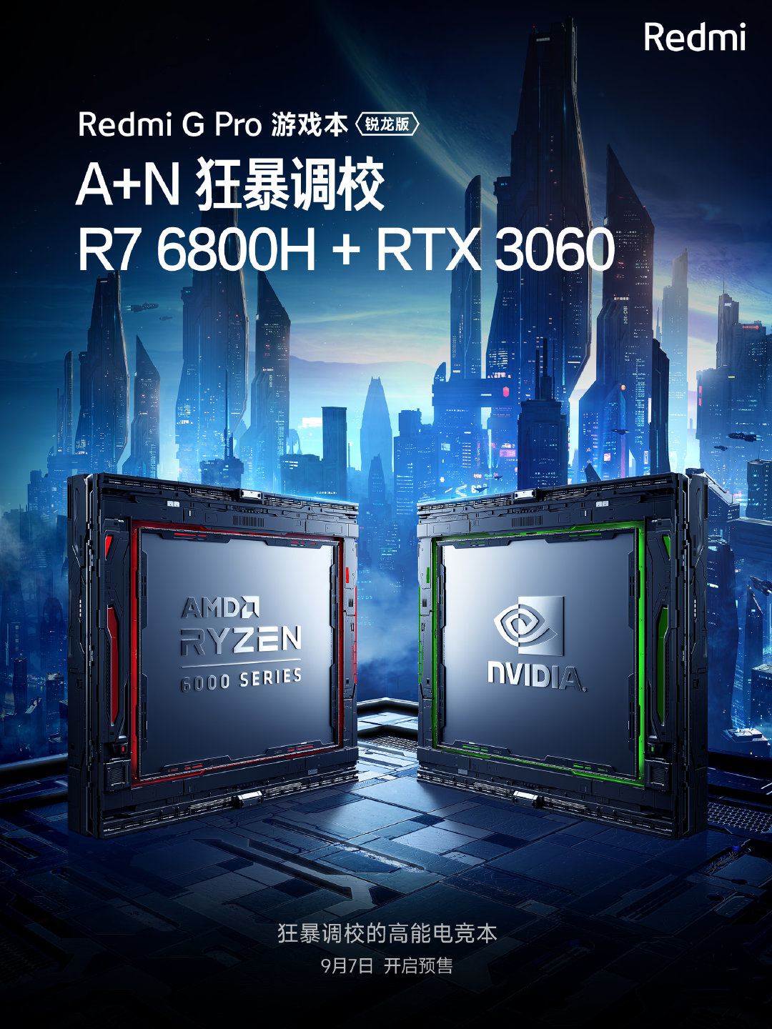 Xiaomi Redmi G Pro gaming notebook Ryzen Edition preheating: R7 6800H ...