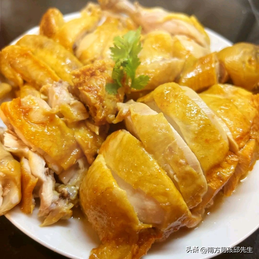 celebrity lazy rice cooker saltbaked chicken, without adding a drop of water, the home