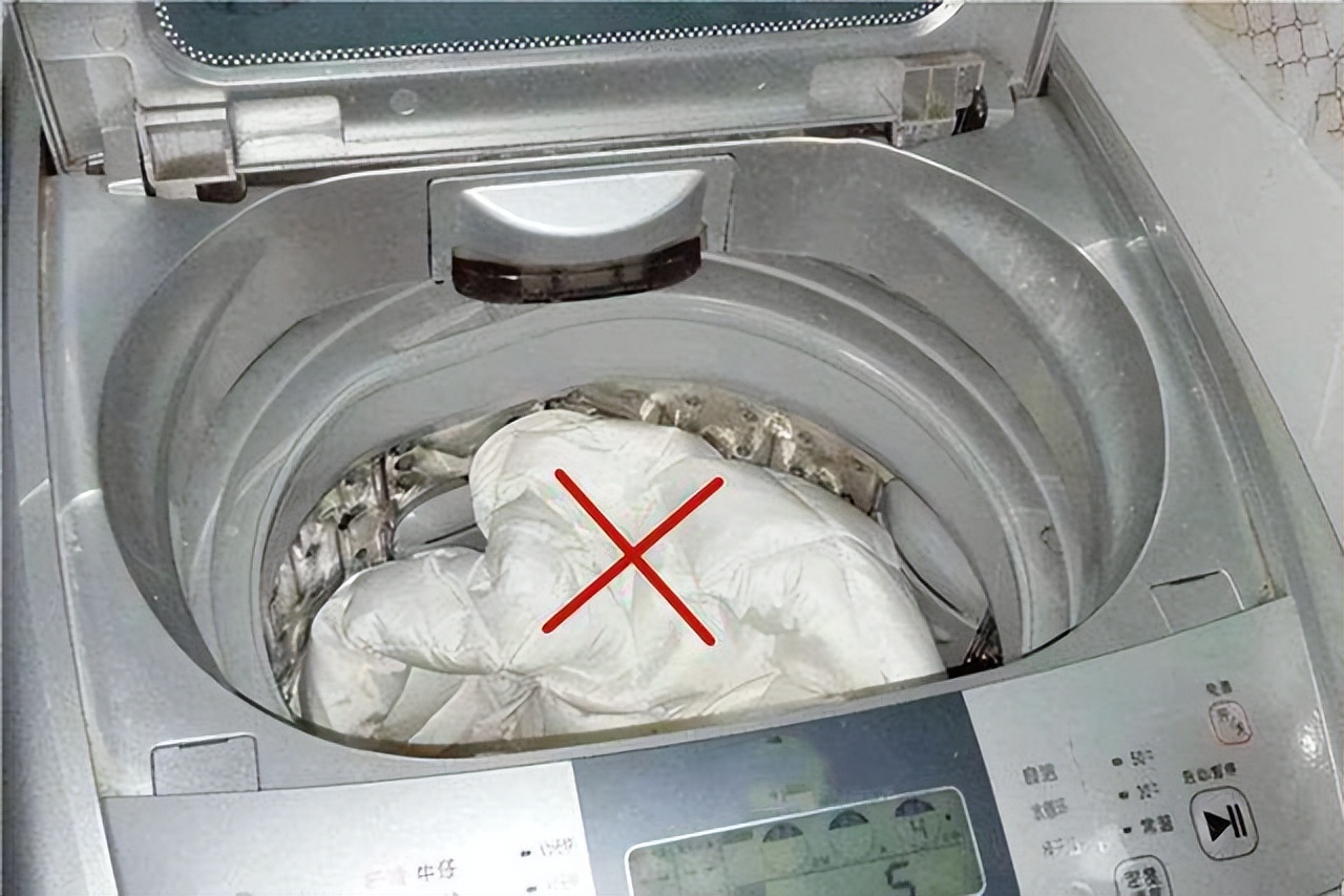 Will the down jacket "explode" in the washing machine?The housekeeping