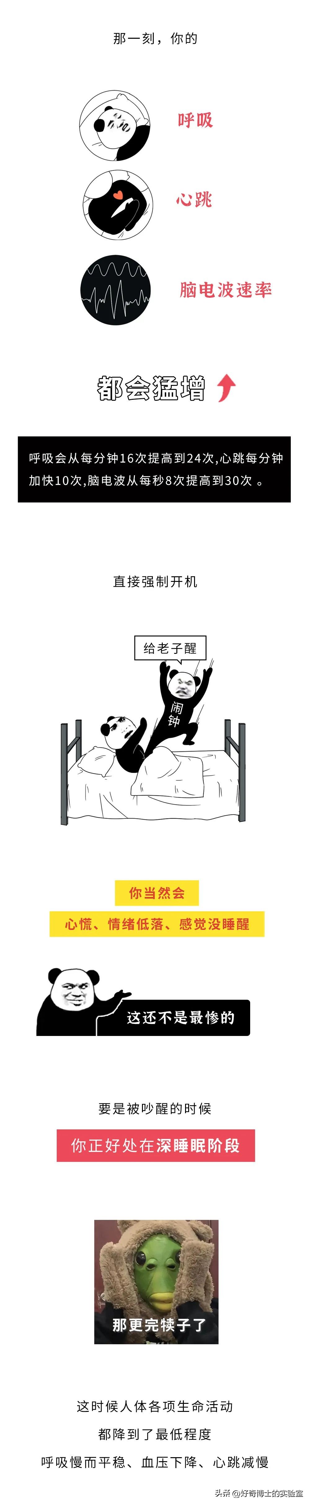 What is the difference in physical condition between waking up