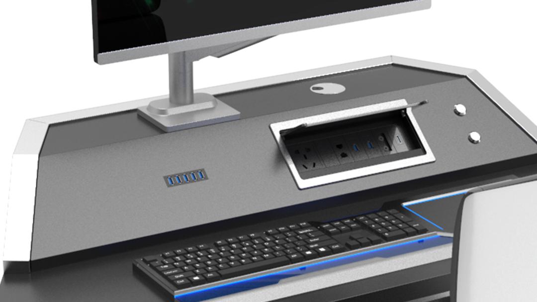 New design concept singlestation multimedia workstation iNEWS